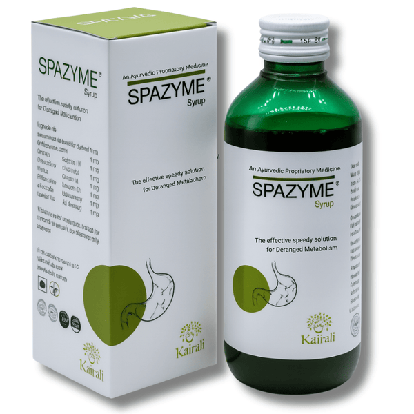 Ayurvedic Gastric & Antacid Syrup - Natural Digestive Support for Acidity & Indigestion - Spazyme Syrup - Kairali Ayurvedic Products Private Limited