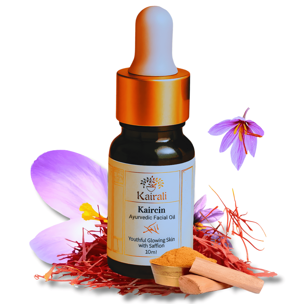 Ayurvedic Kumkumadi Oil - Saffron - Infused Facial Oil for Radiant & Youthful Glowing Skin - Kaircin Ayurvedic Facial Oil - Kairali Ayurvedic Products Private Limited