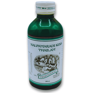 Ayurvedic Oil for Skin Brightening & Pigmentation – Reduces Acne, Dark Spots, Blemishes & Treats Skin Diseases - Nalpamaradi Kera Thailam - Kairali Ayurvedic Products Private Limited