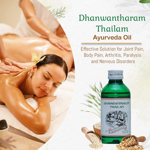 Ayurvedic Therapeutic Oil for Joint Pain, Swelling, Rheumatism & Nervous Disorders - Kairali Ayurvedic Products Private Limited