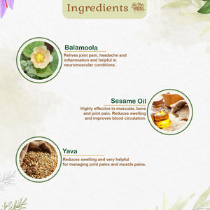 Ayurvedic Therapeutic Oil for Joint Pain, Swelling, Rheumatism & Nervous Disorders - Kairali Ayurvedic Products Private Limited