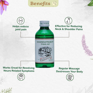 Ayurvedic Therapeutic Oil for Joint Pain, Swelling, Rheumatism & Nervous Disorders - Kairali Ayurvedic Products Private Limited