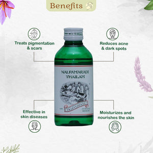 Best Ayurvedic Oil for Skin Brightening & Pigmentation - Reduces Dark Spots, Blemishes & Treats Skin Diseases - Kairali Ayurvedic Products Private Limited