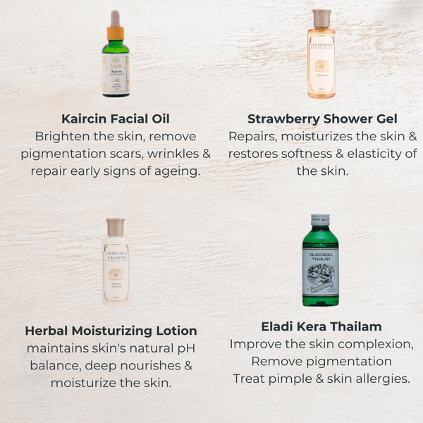 Best Dry Skin Care Kit - Restores Skin's Natural pH, Deep Nourishment & Hydration Naturally - Kairali Ayurvedic Products Private Limited