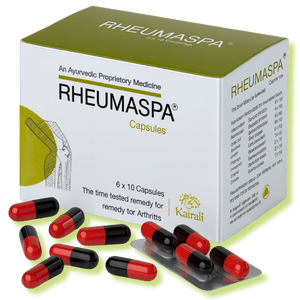 Effective Ayurvedic Medicine for Arthritis - Relieves Joint Pain, Stiffness & Inflammation Naturally - Rheumaspa Capsules - Kairali Ayurvedic Products Private Limited