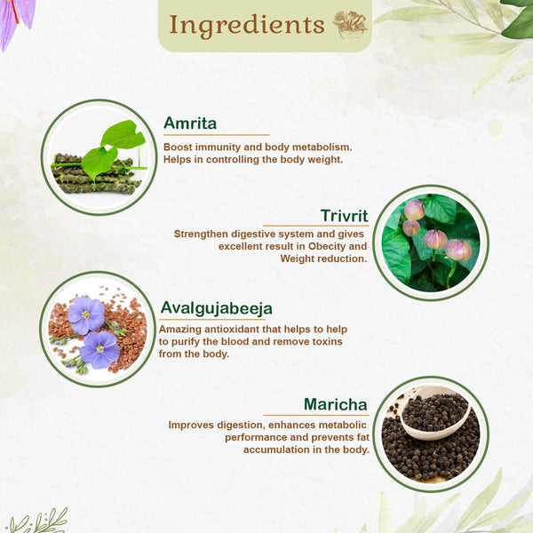 Safe & Effective Ayurvedic Weight Loss Capsules - Naturally Supports Fat Reduction - Kairali Ayurvedic Products Private Limited