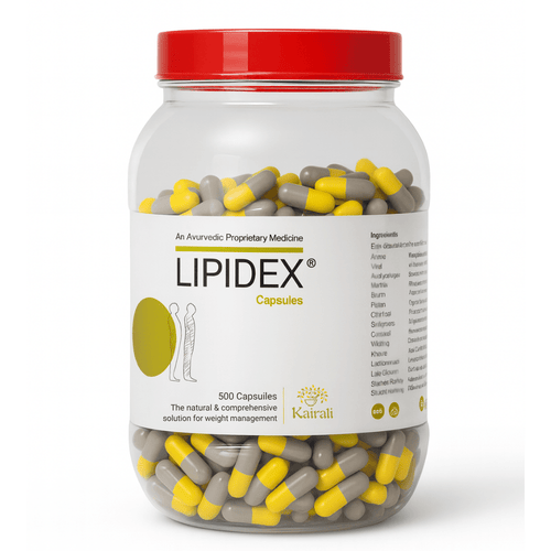Safe & Effective Ayurvedic Weight Loss Capsules - Naturally Supports Fat Reduction - Lipidex Capsules - Kairali Ayurvedic Products Private Limited