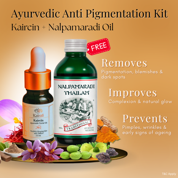 Ayurvedic Anti-Pigmentation Kit designed to brighten skin and support even tone