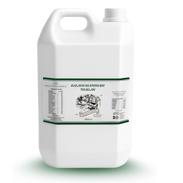 Balaswagandhadi Thailam 5000 ml - Ayurvedic Oil for Neurological Problems