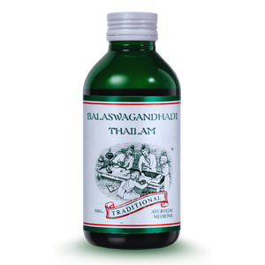Balaswagandhadi Thailam - Ayurvedic Oil for Muscular Strength, Arthritis and Neurological Problems