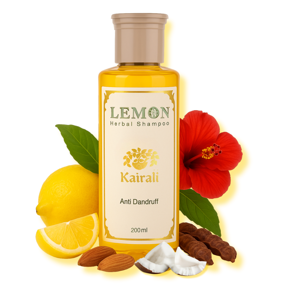 Best Herbal Anti Dandruff Shampoo - Lemon Herbal Shampoo