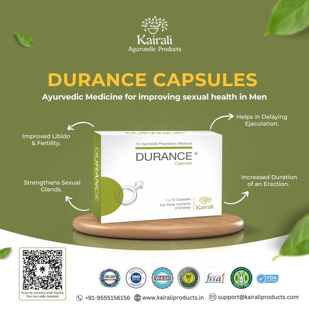 Durance Capsules - Ayurvedic Medicine ED Premature Ejaculation 