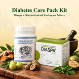 Diaspa and Nishakathakadi Kashayam Ayurvedic wellness kit product pack