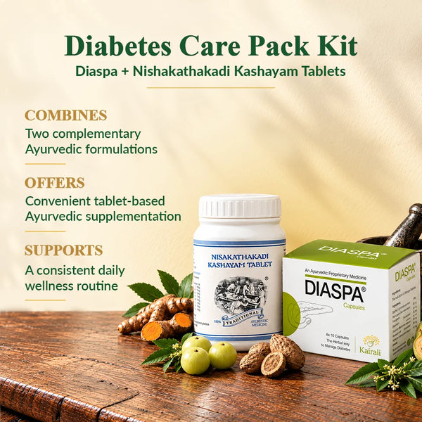 Diaspa capsules and Nishakathakadi Kashayam tablet pair second product image