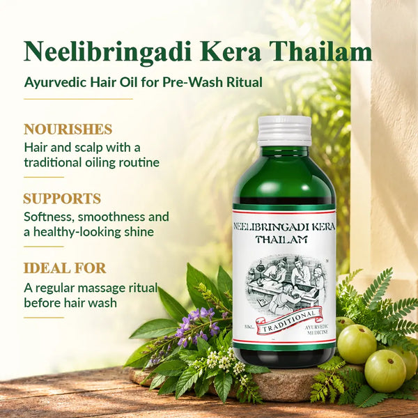 Kairali Ayurvedic hair oil and herbal shampoo third product image