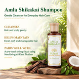 Neelibringadi Kera Thailam and Amla Shikakai shampoo fourth product image