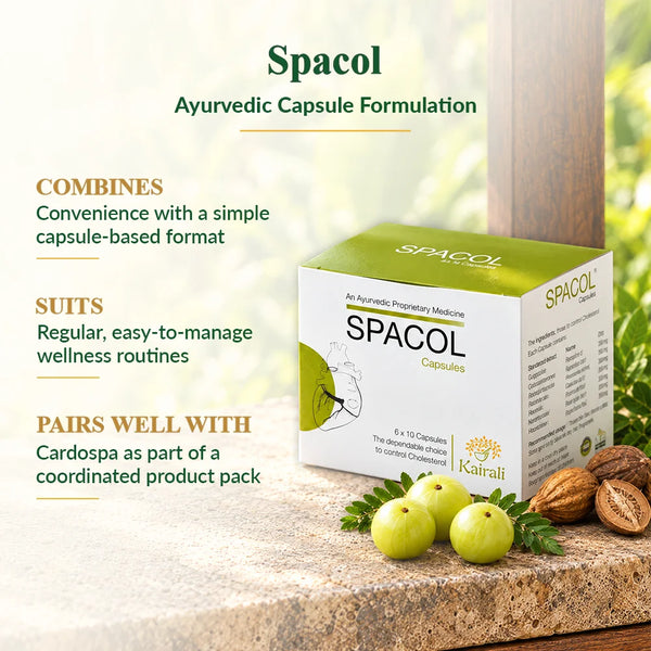 Cardospa and Spacol Ayurvedic herbal routine kit fourth product image