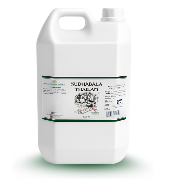Sudhabala Thailam 5000 ml - Ayurvedic Oil for Paralysis & neurological disorders