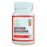 Ashwagandha capsules — bottle, front view