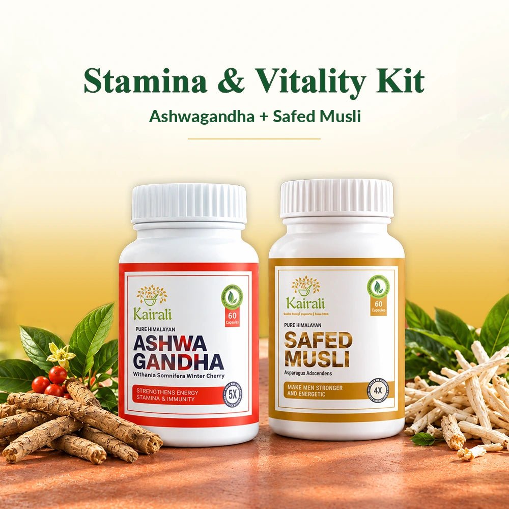 Ashwagandha &amp; Safed Musli Stamina &amp; Vitality Kit - Kairali Ayurvedic Products Private Limited