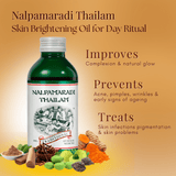 Kairali Anti-Pigmentation Kit — Nalpamaradi bottle overview graphic