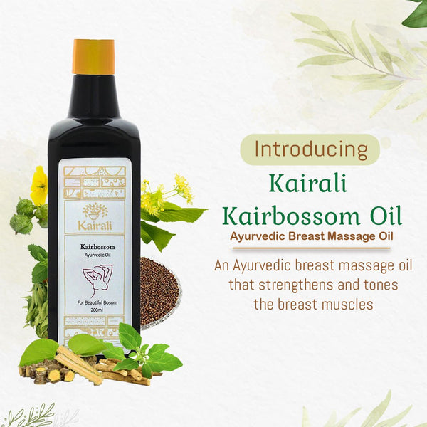 Ayurvedic Breast Massage Oil for Toning, Firming and Nourishing the Breast Naturally - Kairali Ayurvedic Products Private Limited