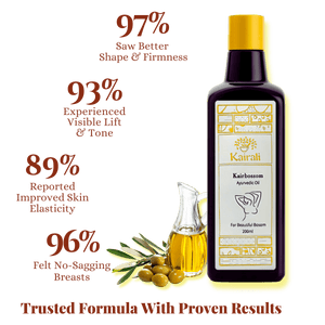 Ayurvedic Breast Massage Oil for Toning, Firming and Nourishing the Breast Naturally - Kairbossom - Kairali Ayurvedic Products Private Limited