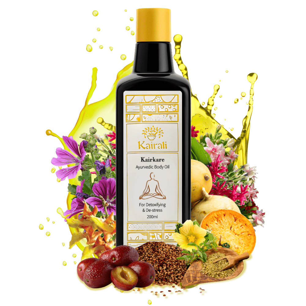 Ayurvedic Herbal Body Massage Oil for Deep Detox & Ultimate Relaxation - Kairkare - Kairali Ayurvedic Products Private Limited