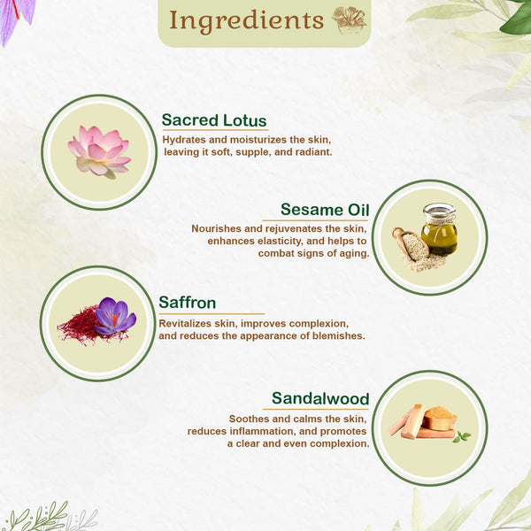 Ayurvedic Kumkumadi Oil - Saffron - Infused Facial Oil for Radiant & Youthful Glowing Skin - Kairali Ayurvedic Products Private Limited