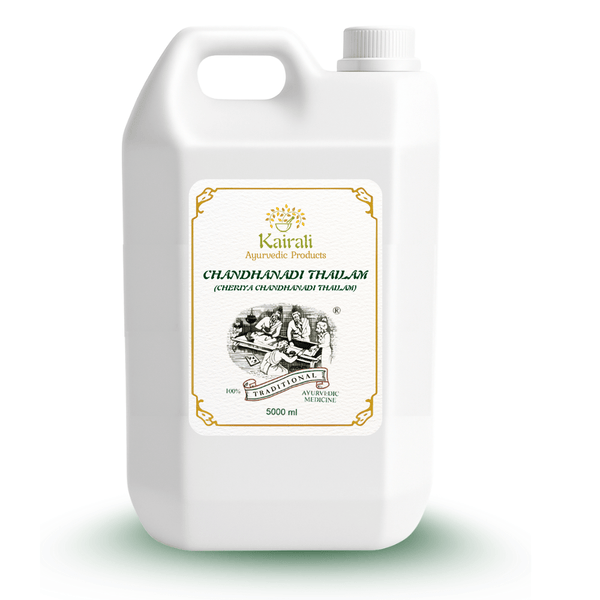 Ayurvedic Medicated Oil for Balancing the Body Heat - Body Cooling & Rejuvenating Oil - Chandhanadi Thailam (Cheriya Chandhanadi Thailam) - Kairali Ayurvedic Products Private Limited