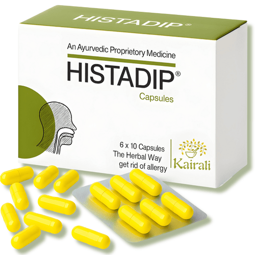 Ayurvedic Medicine for Allergies - Relieves Rhinitis, Runny Nose & Sneezing Naturally - Histadip Capsules - Kairali Ayurvedic Products Private Limited