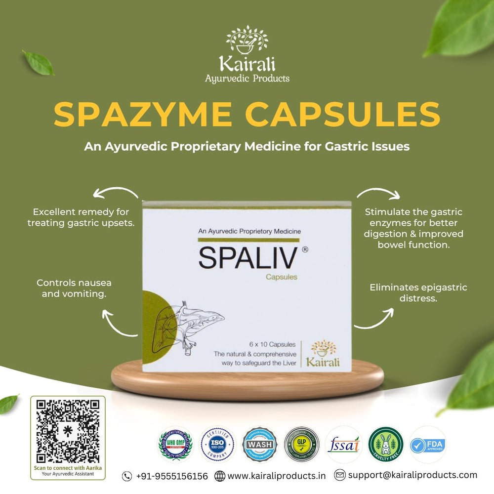 Ayurvedic Medicine for Gas, Acidity & Indigestion - Fast & Natural Relief for Gastric Issues - Kairali Ayurvedic Products Private Limited