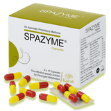 Spazyme capsules — carton with capsules