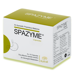 Ayurvedic Medicine for Gas, Acidity & Indigestion - Fast & Natural Relief for Gastric Issues - Spazyme Capsule - Kairali Ayurvedic Products Private Limited