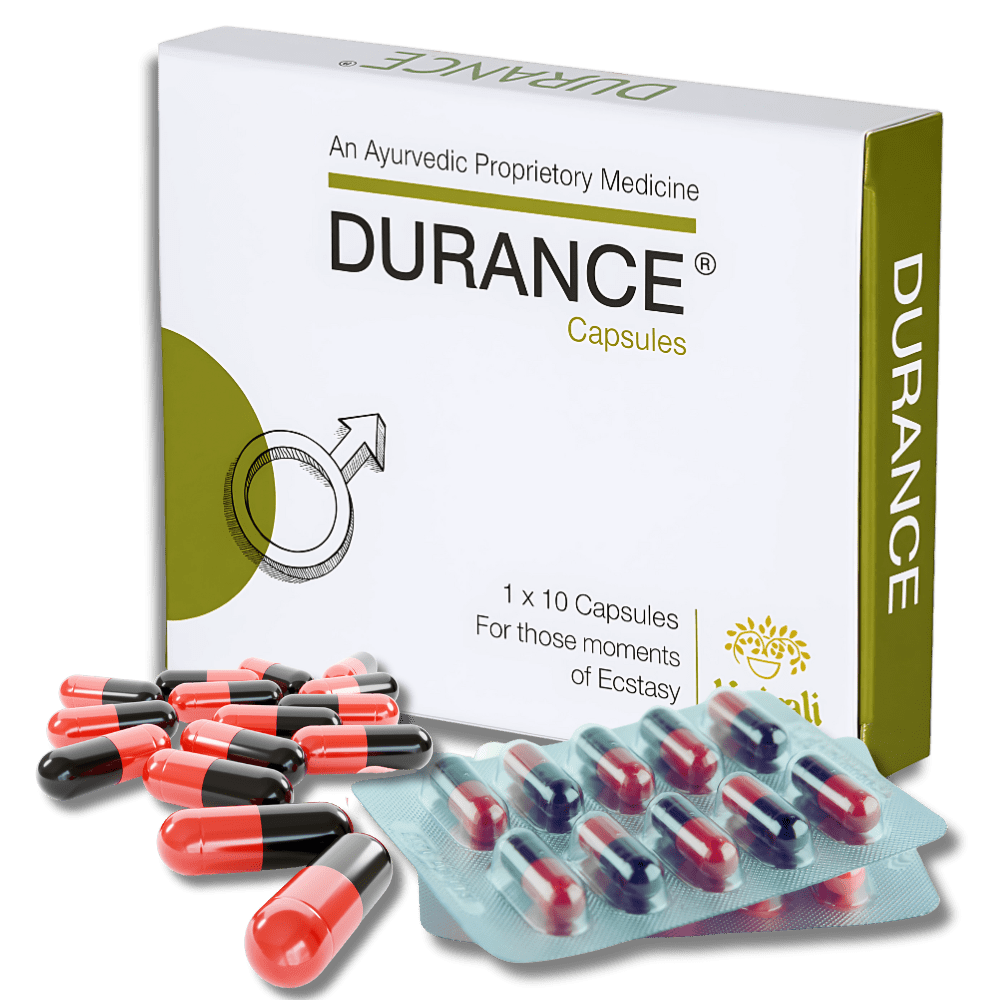 Ayurvedic Medicine for Men's Sexual Health & Vitality - Best Solution for ED & Premature Ejaculation - Durance Capsule - Kairali Ayurvedic Products Private Limited