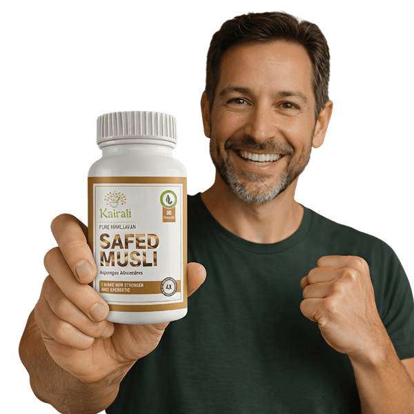 Ayurvedic Medicine for Sexual Health, Stamina & Strength | Natural Vitality & Strength Booster - Safed Musli Capsules - Kairali Ayurvedic Products Private Limited
