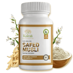 Ayurvedic Medicine for Sexual Health, Stamina & Strength | Natural Vitality & Strength Booster - Safed Musli Capsules - Kairali Ayurvedic Products Private Limited