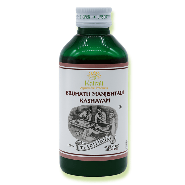 Ayurvedic Medicine for Skin diseases, Rheumatism & Paralysis - Bruhath Manjishtadi Kashayam - Kairali Ayurvedic Products Private Limited