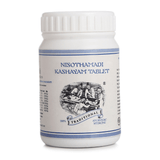 Nishothamadi Kashayam Tablet — white bottle, front view