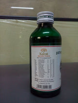Jathyadi Thailam — 200 ml bottle, side label