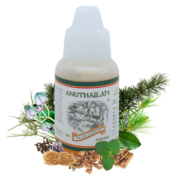 Ayurvedic Nasya Oil for Sinusitis, Migraine & Nervous Disorders Treatment - Anu Thailam - Kairali Ayurvedic Products Private Limited