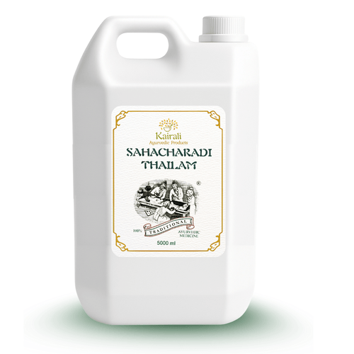 Ayurvedic Oil for Joint Pain, Muscle Stiffness, Rheumatic & Neurological Disorders - Sahacharadi Thailam (Valiya Sahacharadi Thailam) - Kairali Ayurvedic Products Private Limited
