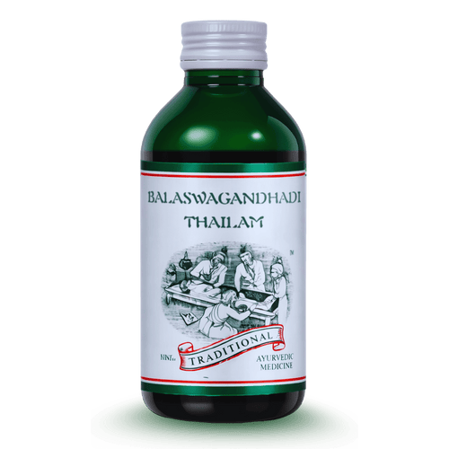 Ayurvedic Oil for Muscular Strength, Arthritis and Neurological Problems - Balaswagandhadi Thailam - Kairali Ayurvedic Products Private Limited