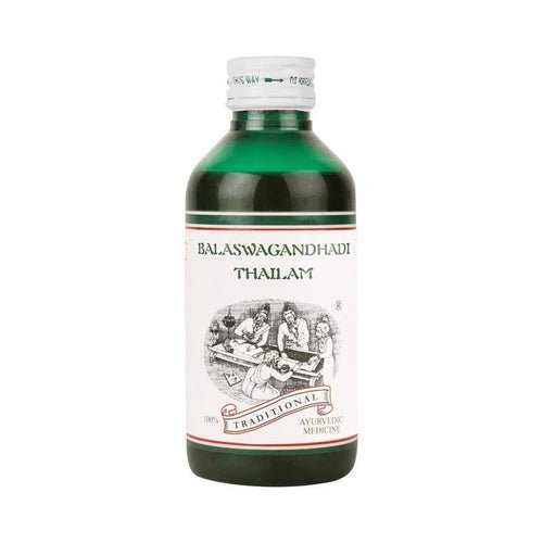 Ayurvedic Oil for Muscular Strength, Arthritis and Neurological Problems - Balaswagandhadi Thailam - Kairali Ayurvedic Products Private Limited
