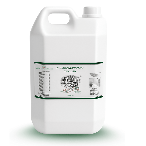 Ayurvedic Oil for Muscular Strength, Arthritis and Neurological Problems - Balaswagandhadi Thailam - Kairali Ayurvedic Products Private Limited