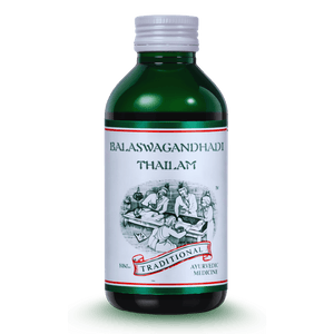 Ayurvedic Oil for Muscular Strength, Arthritis and Neurological Problems - Balaswagandhadi Thailam - Kairali Ayurvedic Products Private Limited