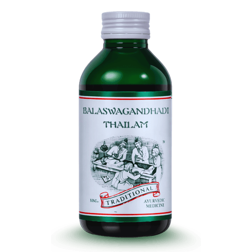 Ayurvedic Oil for Muscular Strength, Arthritis and Neurological Problems - Balaswagandhadi Thailam - Kairali Ayurvedic Products Private Limited