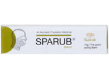 SpaRub balm — tube front panel