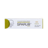 SpaRub balm — carton front panel