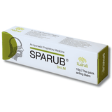 SpaRub balm — angled carton